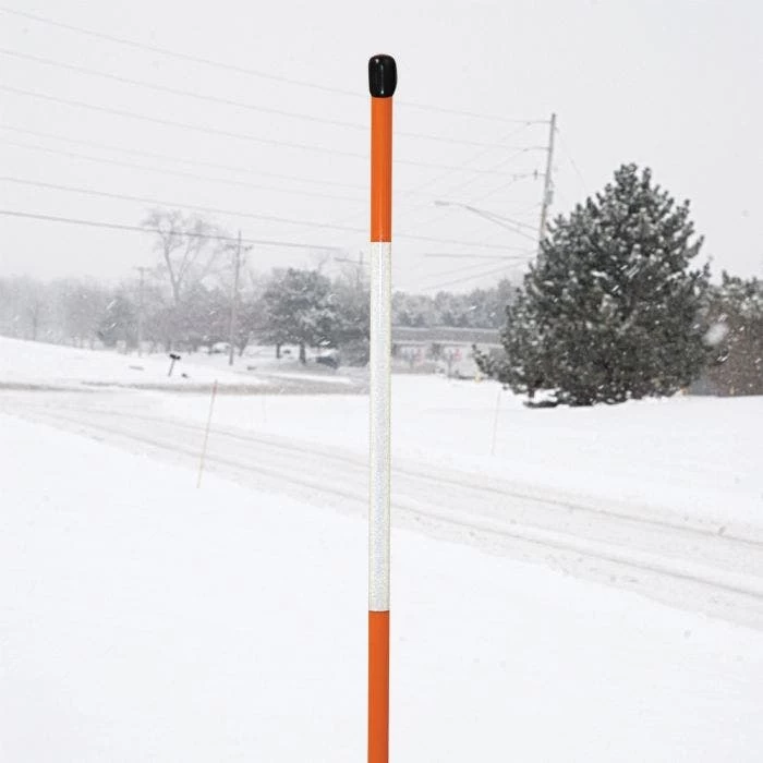 Orange Reflective Snow Stakes, 6-Foot Length, Bag Of 25 2 Orange Reflective Snow Stakes, 6-Foot Length, Bag Of 25 - Image 2