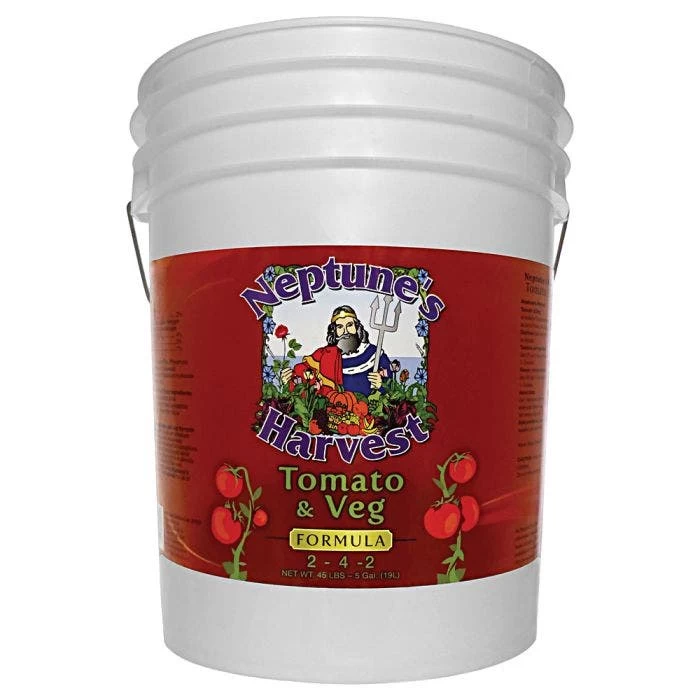 Neptune's Harvest 2-4-2 Tomato & Veg Formula, 5 Gallons 1 Neptune's Harvest 2-4-2 Tomato & Veg Formula, 5 Gallons