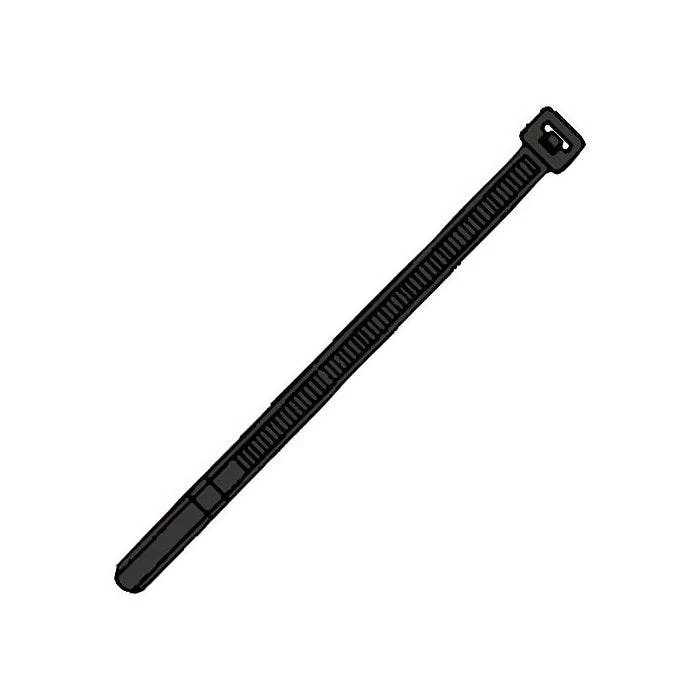Cable Ties Nylon Self-Locking UV Treated Black 1/4"x8.5 1 Cable Ties Nylon Self-Locking UV Treated Black 1/4"x8.5