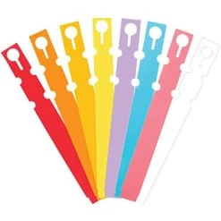 Slip N Lock 5 8 Inch X 7 Inch Thermal Transfer Labels With Loop Lock