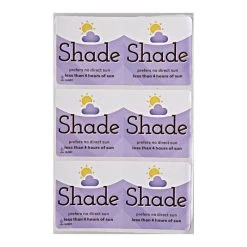 Sunlight Requirement Adhesive Labels 4 In X 2 In -Garden And Outdoor Shop vp ul20xx 3