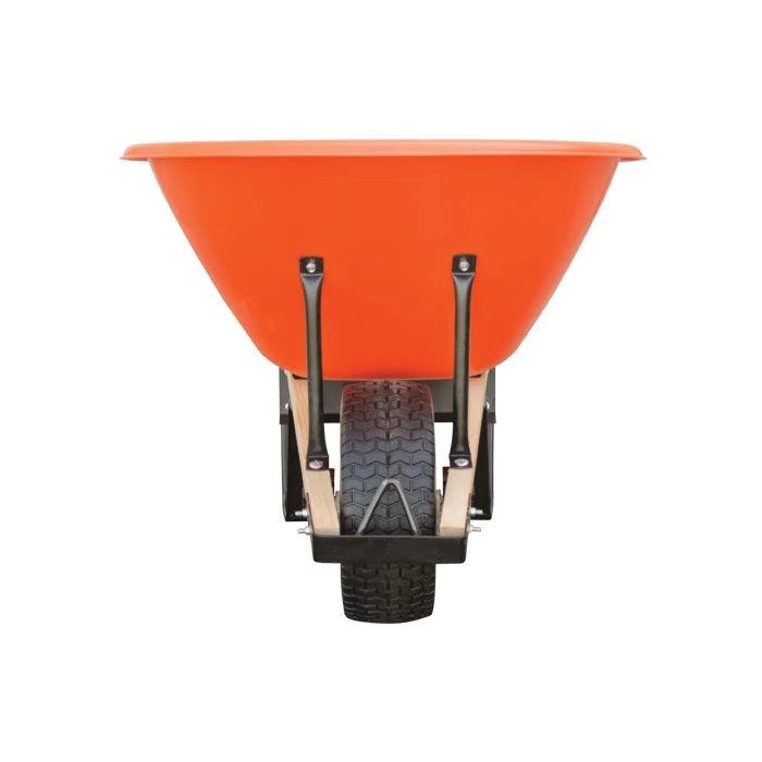 Leonard 8 Cubic Foot Capacity Poly Tray Wheelbarrows 2 Leonard 8 Cubic Foot Capacity Poly Tray Wheelbarrows - Image 2