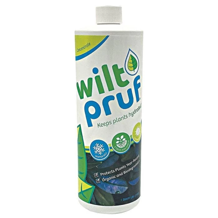 Wilt-Pruf Anti-Transpirant Plant Protection 1 Quart Concentrate 1 Wilt-Pruf Anti-Transpirant Plant Protection 1 Quart Concentrate