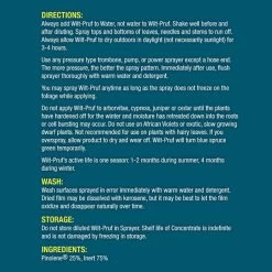 Wilt-Pruf Anti-Transpirant Plant Protection 1 Quart Concentrate 4 Wilt-Pruf Anti-Transpirant Plant Protection 1 Quart Concentrate -Garden And Outdoor Shop wpq label